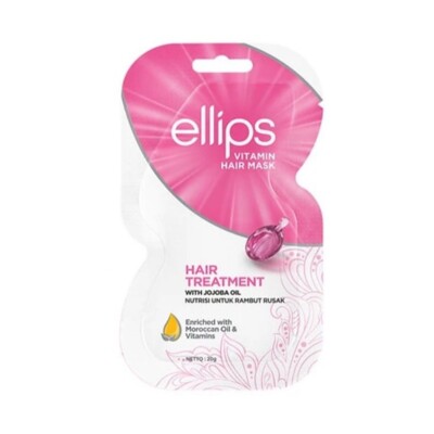 ellips ヘアマスク7本セット ellips, Hair Mask, 20g, All Color Set, Pink + Yellow + Purple +