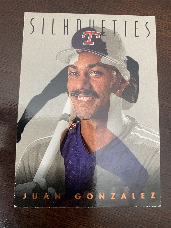 1993 (RANGERS) Studio Silhouettes #4 Juan Gonzalez