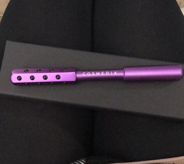 Cosmedix Luxury Facial Face & Body Massage Beauty Roller Purple BNIB