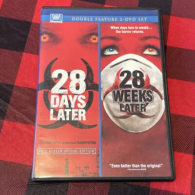  28 DAYS LATER/28 WEEKS LATER  DVD 2009 2-Disc Set OOP Full Screen..#212