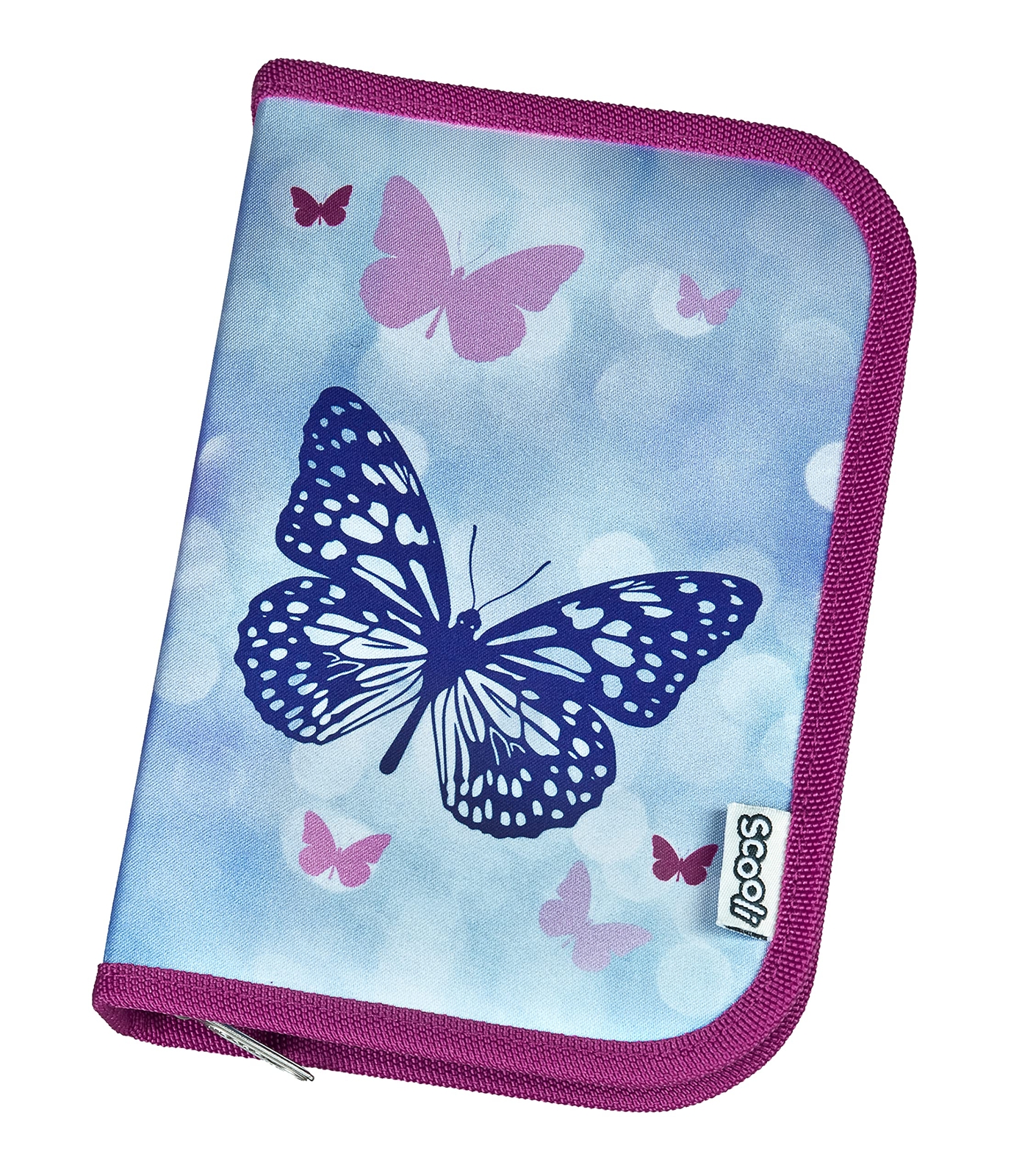 Spirit pencil case, 23 pieces. One Size Light Blue/Pink