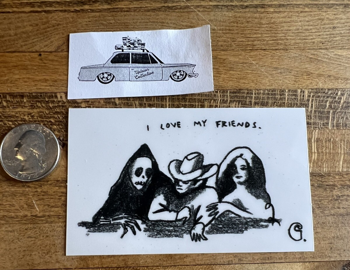 Supreme アートワークプリント カーハート Carhartt WIP I Love My Friends STICKER Work In Progress Supreme