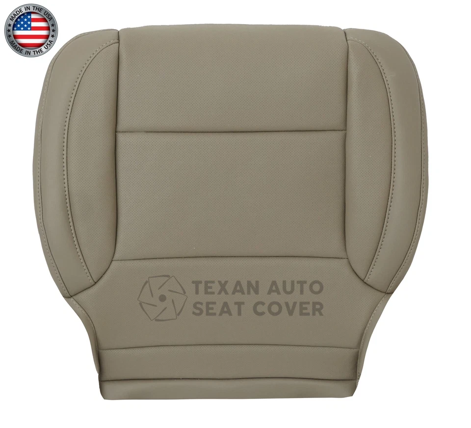 2014 - 2019 GMC Sierra Yukon XL Tan Leather Perforated Replacement Seat Cover - Image 4 of 4