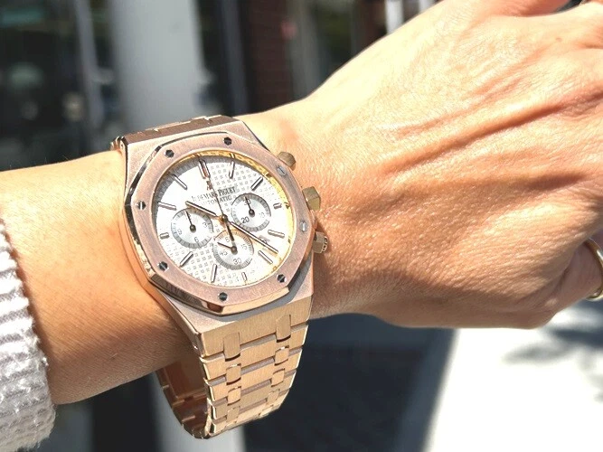 Ap royal oak clearance chrono rose gold