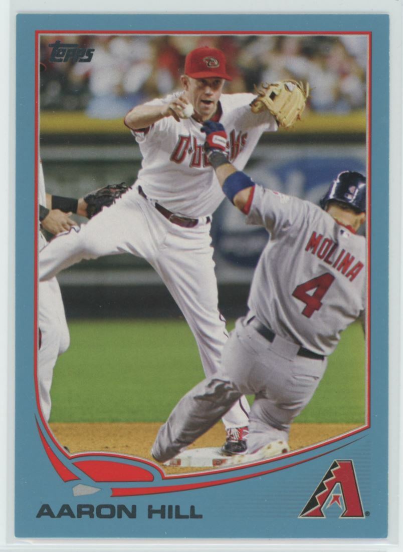 2013 Topps Walmart Blue Aaron Hill Arizona Diamondbacks #302