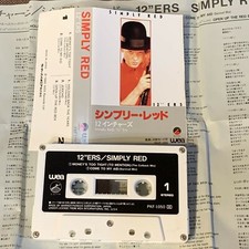 SIMPLY RED 12" Ers JAPAN CASSETTE TAPE PKF-1050 w/PS flap torn  INSERT Free S H