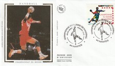 FRANCE 2001 FDC CHAMPIONNAT DU MONDE DE HANDBALL YT 3367