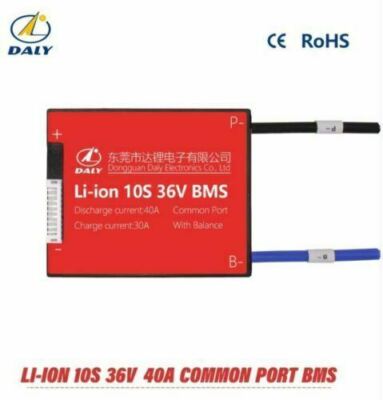 Li-Ion BMS PCB 10S 36V 40A Daly symmetrisches wasserdichtes Batteriemanagementsystem UK