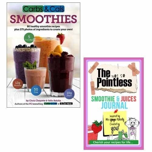 Carbs and Cals Smoothie Diet Recipes Collection Journal 2 Books Set Brand NEW