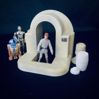 CUSTOM Lars Homestead Diorama for 3.75 IN (1:18) FIGURE