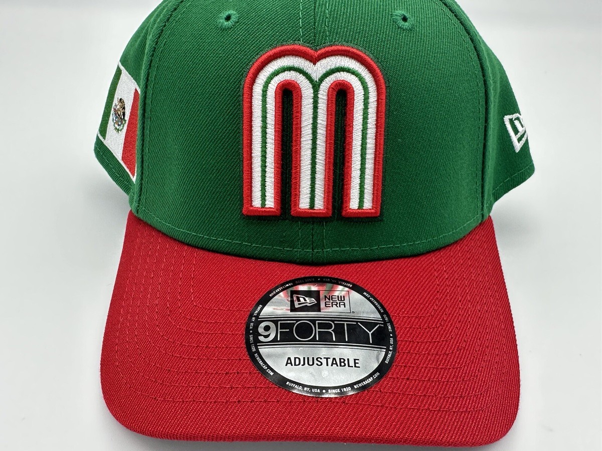 New Era 9Forty Mexico Flag WBC Hat Adjustable Strap Back Hat Green