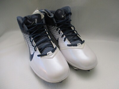 Nike Air Zoom Alpha Talon Size 16 Football Cleats White Blue Shoes 443308-141