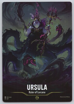 Disney Lorcana Cold Foil - Ursula - Ruler of Lorcana (Oversized) Deep Trouble