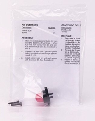 3-Pack 530071835 Primer Bulb Replacement for Poulan 2075 LE Gas Chain Saw - Comp