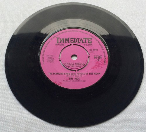 THE NICE, America/The Diamond Hard Blue Applies to the Moon 45rpm Immediate - Imagen 4 de 5