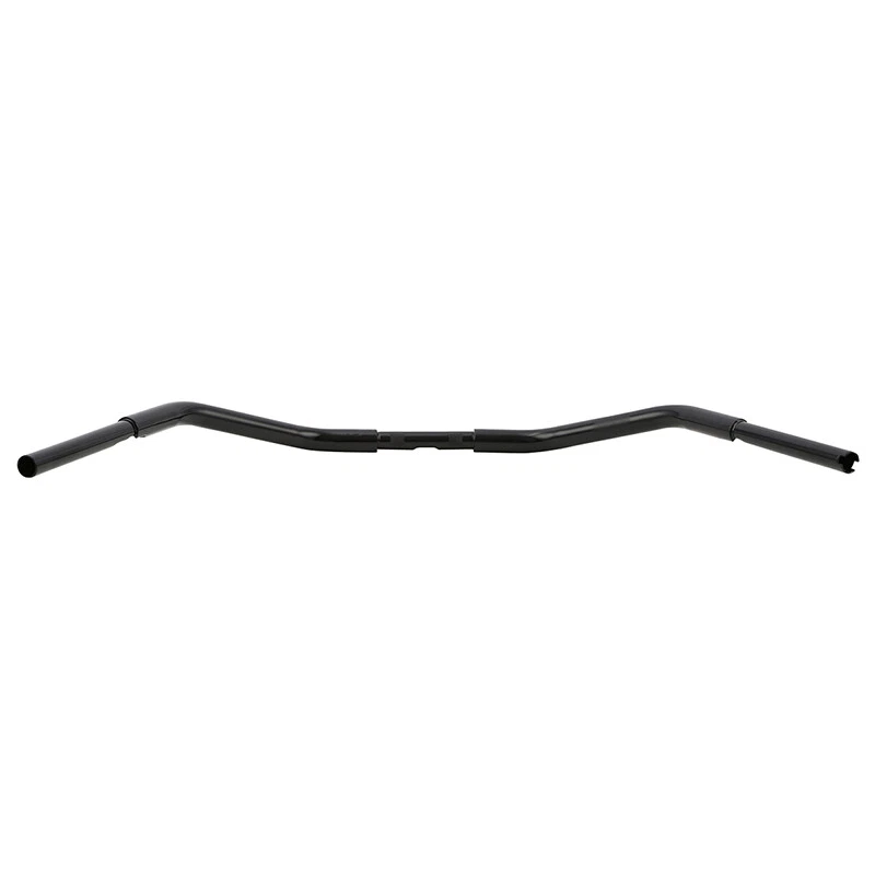 Manillar de barra de elevación de 3,5" apto para Harley Softail Dyna Low Rider negro/cromo Foto 3 de 4