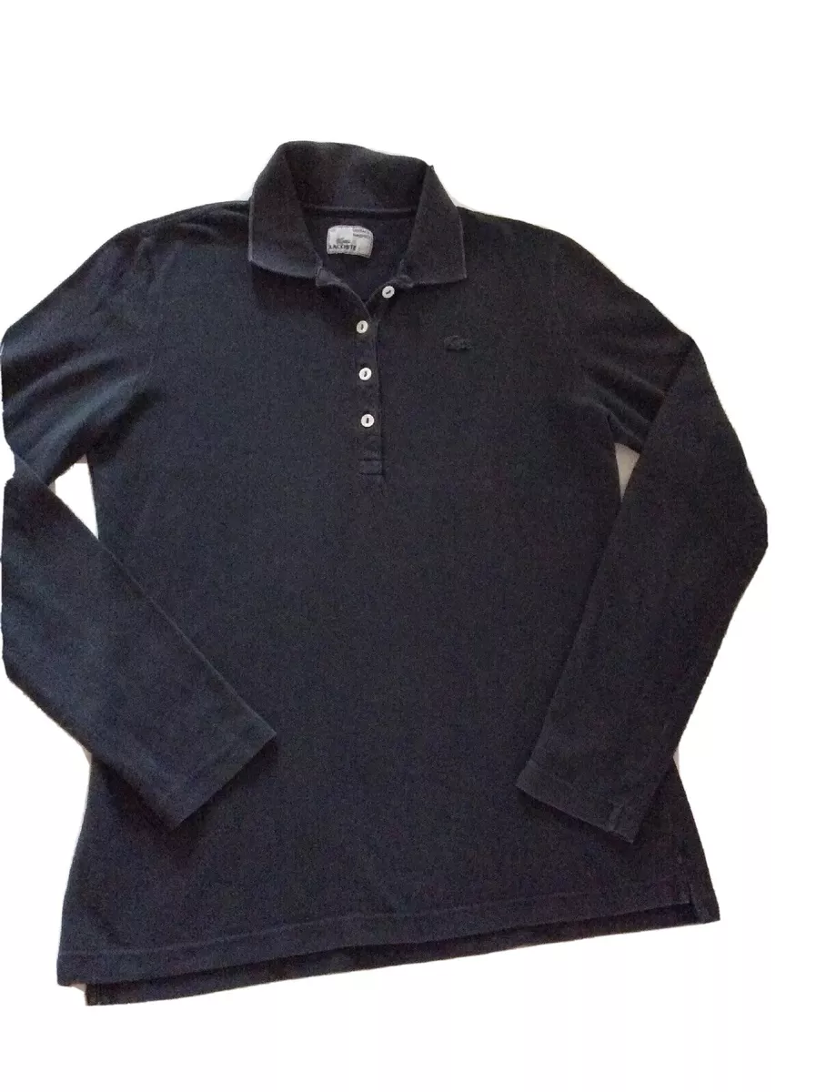 Polo lacoste clearance manches longues femme