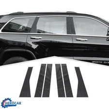 Car Window B Pillar Post Decoration Sticker Trim For Jeep Grand Cherokee 11+