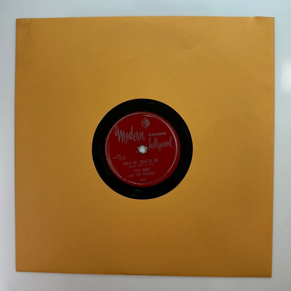 Hold Me Squeeze Me 78 RPM Record Etta James and The Peaches | eBay