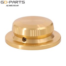 60mm Solid Aluminum Knob Hifi Audio Potentiometer Attenuator Sound Control Gold