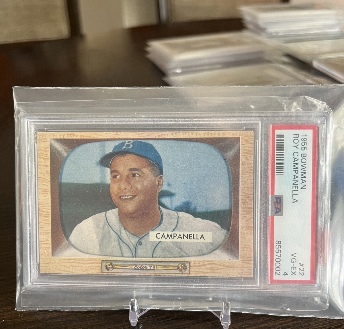 1955 Bowman Roy Campanella #22 PSA 4 VG-EXCELLENT Brooklyn Dodgers