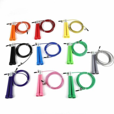 Lot of 15 Steel Wire Speed Jump Rope Adjustable CrossFit Exercise NEW!