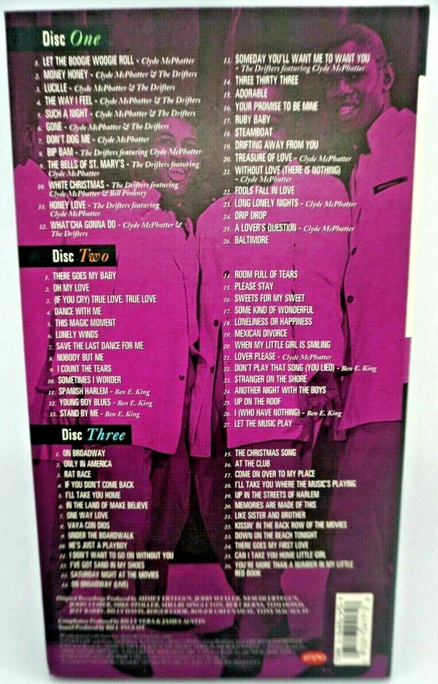 The Drifters : Rockin' & Driftin' 3 CD BOOK SET - UNDER THE BOARDWALK - RARE OOP - Image 2 of 4