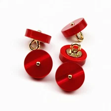 10pcs DIY Round Buttons Sewing Material for Cardigan Overcoat Jacket Craft Decor