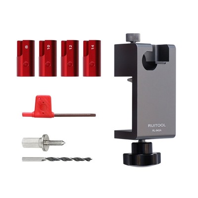 Multi-Function Centering Doweling Jig for Straight Holes Woodworking