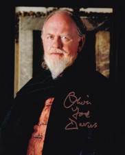 OLIVER FORD DAVIES signed Autogramm 20x25cm STAR WARS in Person autograph COA
