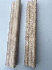 EMPRADOR EMPERADOR LIGHT BROWN POLISHED MARBLE CROWN 2"X12" LOT OF 10