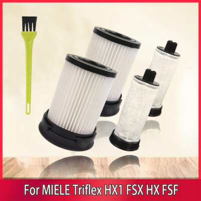 2 Filter für Miele Triflex HX1 Akkusauger kompatibel mit HX-FSF oder 11385020