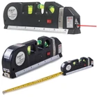 Laser Level Multifunction Ruler Tape Measure Cross Line Laser