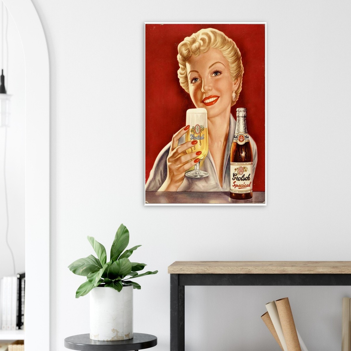 Grolsch Special Beer - Vintage Advertising Poster - Beer and Wine
