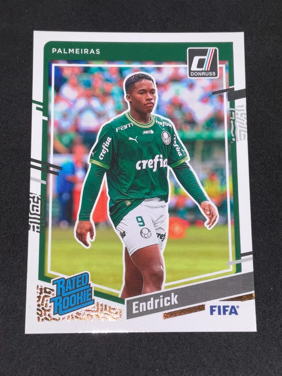 2023-24 Donruss FIFA SOCCER #176 Endrick, Palmeiras RATED ROOKIE 