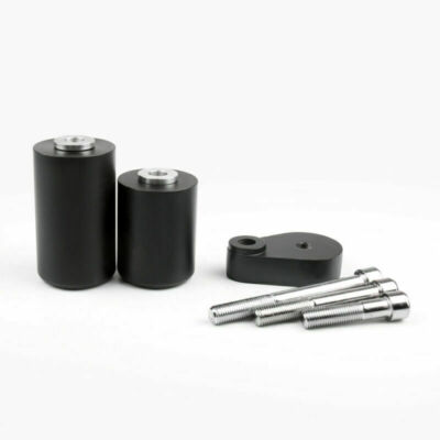 Crash Protector für Kawasaki ZX6R 2007-2008 No Cut Frame Sliders Black F2