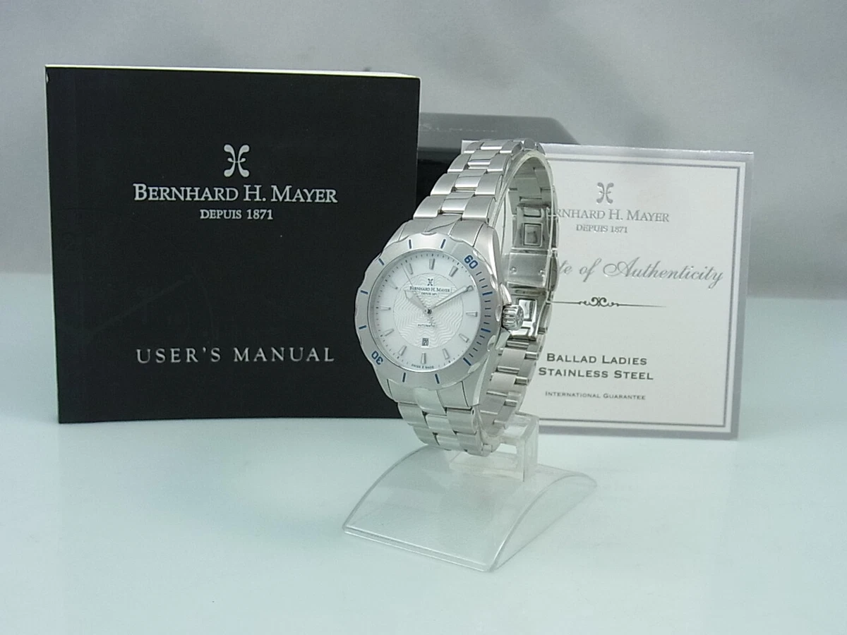 Bernhard H. Mayer Ballad Automatik Sapphire Limited Edition Damenuh Bh04 Cw