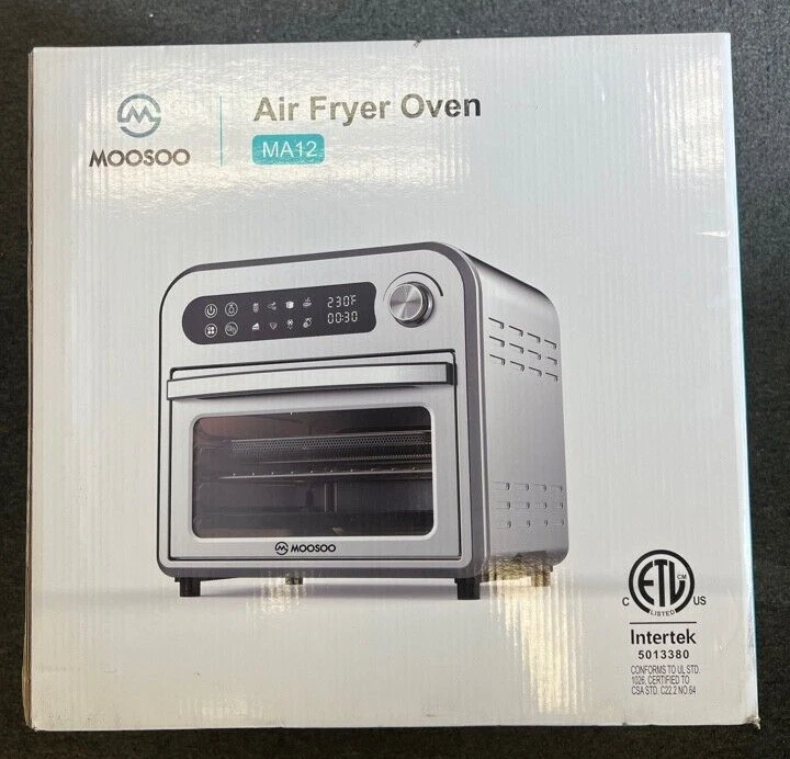 Moosoo Air Fryer Oven 10.6 Quart With Digital Screen Model MA12
Opens in a new window or tab
