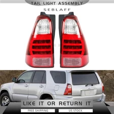 Driver+Passenger Side Rear Tail Light Fit For Toyota 4Runner 2006-09 Clear Lens