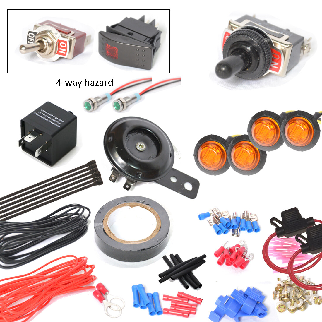 Universal Turn Signal Kit Universal UTV Turn Signal Horn Street Legal
