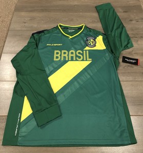 Polo Sport Ralph Lauren Brazil Long Sleeve Soccer Jersey - Size XXL 2XL | eBay