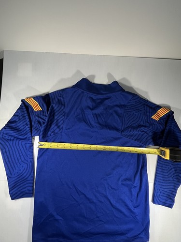 Barcelona Barca 2020 NIKE Dri Fit Football Training Long Sleeve~Size Youth 14 - Picture 5 of 8