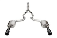 Corsa 21251cfblk For 24-25 Ford Mustang Gt 5.0l V8 Xtreme 4.5 Cat-back Duel Rear Corsa 21251cfblk For 24-25 Ford Mustang Gt 5.0l V8 Xtreme 4.5 Cat-back Duel Rear