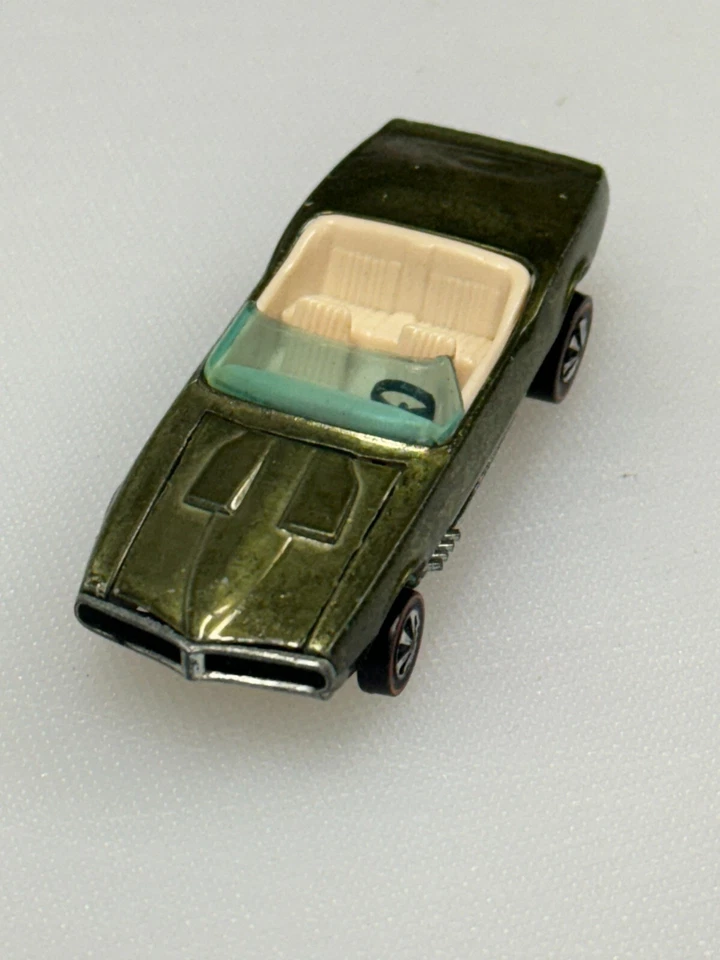 Hot Wheels REDLINE 67 CUSTOM FIREBIRD - Oliva con Interior Blanco MUY BONITO HK Coche Foto 2 de 4