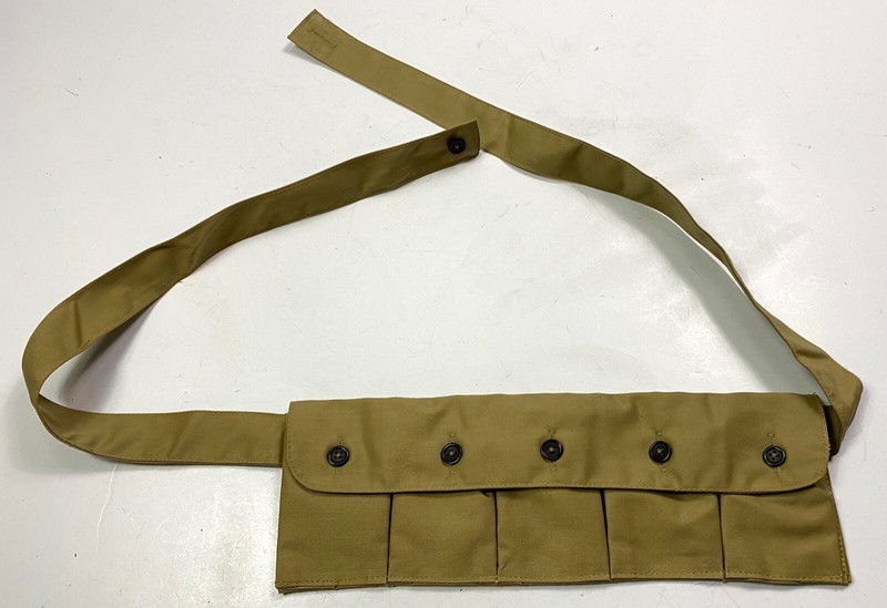  PRE-WWI BRITISH CANADIAN COMMON WEALTH SMLE ENFIELD RIFLE .303 AMMO BANDOLIER