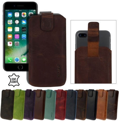 kwmobile Custodia Pelle Nabuk per Libretto Circolazione Auto - Cover