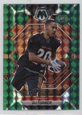 2023 Panini Mosaic Rookies Green Mosaic Prizm DJ Turner #315 11yh