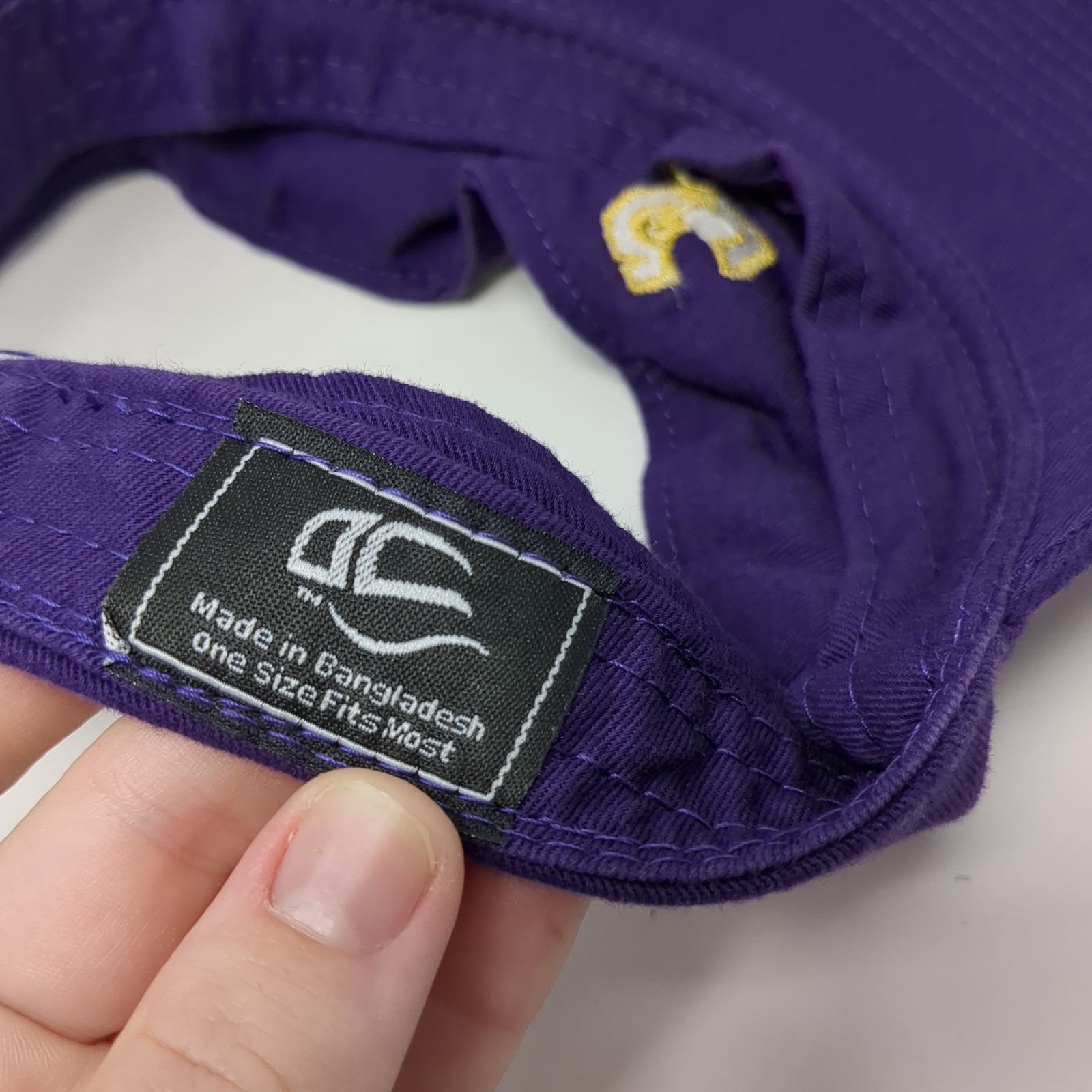Outdoor Cap Strapback Visor Hat Solid Purple One … - image 9