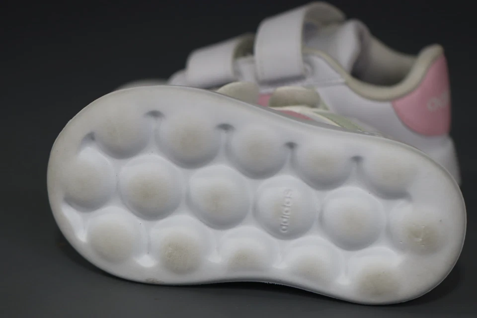 Tênis Adidas Grand Court 2.0 CF, tamanho: 6 T, verde rosa claro - Imagem 4 de 4