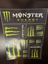 MONSTER ENERGY DRINK 12PC STICKER SHEET